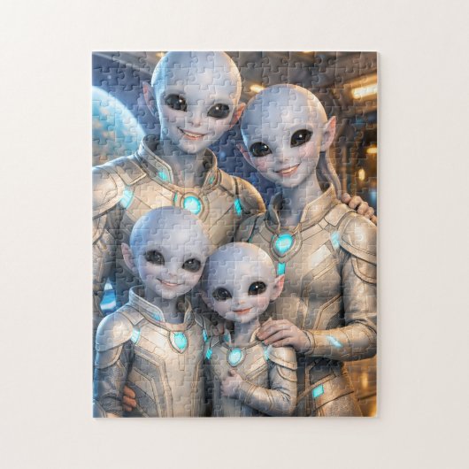 UFO-Familie Puzzle