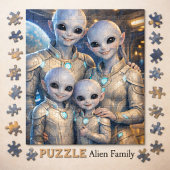 UFO-Familie Puzzle