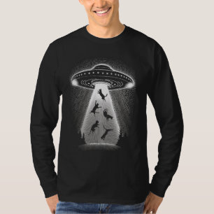 UFO fängt Kitty Cats als einzige intelligente Erde T-Shirt