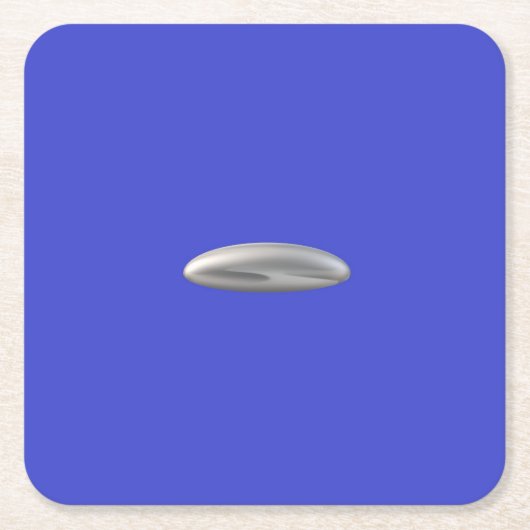 UFO-Feierparty Rechteckiger Pappuntersetzer (Vorderseite)