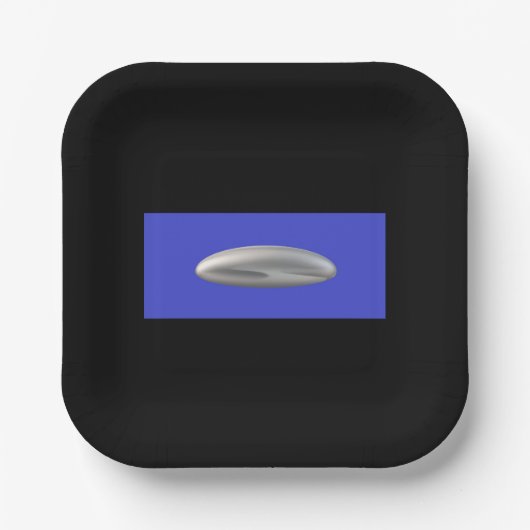 UFO-Feierparty-Teller Pappteller (Vorderseite)