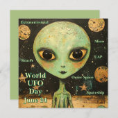 UFO FEIERTAGSKARTE (Vorne/Hinten)