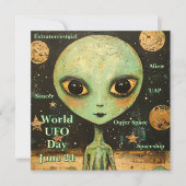 UFO FEIERTAGSKARTE (Vorderseite)