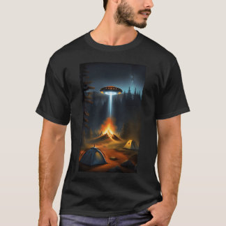 UFO-Feuer Campingfreunde T-Shirt