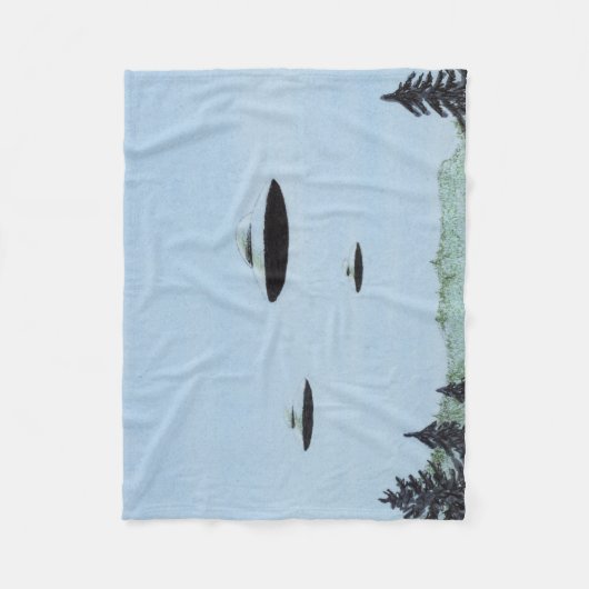 UFO FLEECEDECKE (Vorderseite)