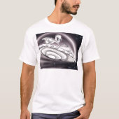 UFO-Fliegen T-Shirt (Vorderseite)