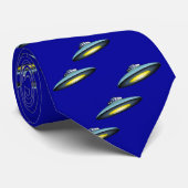 UFO-Fliegende Untertasse Krawatte (Gerollt)