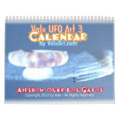 UFO-Flugschau über Los Gatos Kalender (Titelbild)