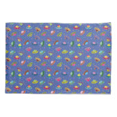 UFO Flying Whimsical Cartoon Raumschiff Muster Kissenbezug (Rückseite)