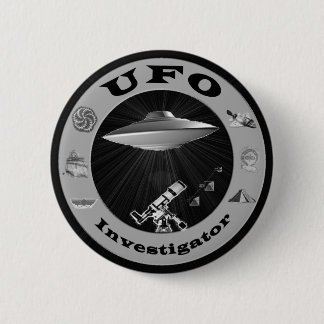 UFO-Forscher-Knopf Button