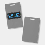 UFO-Forscher Paranormale Außerirdischen Ausweis (Vorder- & Rückseite)