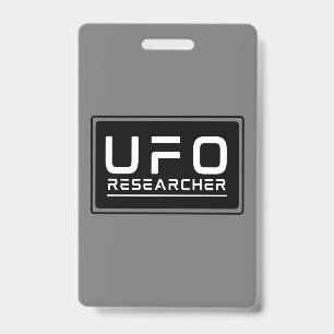UFO-Forscher Paranormaler Ermittler Aliens Ausweis
