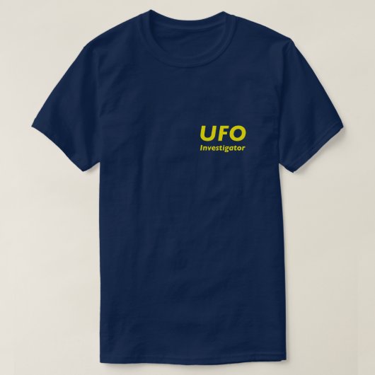 UFO-Forscher T-Shirt (Design vorne)