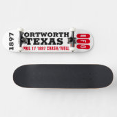 UFO Fort Worth Texas Crash Skateboard (Horizontal)