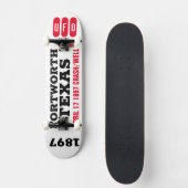 UFO Fort Worth Texas Crash Skateboard (Vorderseite)