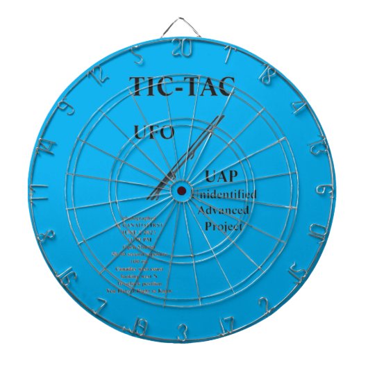 UFO FOTO DARTBOARD DARTSCHEIBE (vorne)