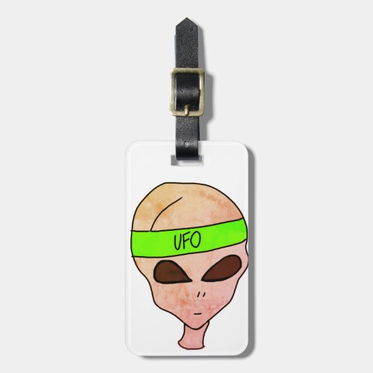 Ufo Gepäckanhänger (Vorderseite vertikal)