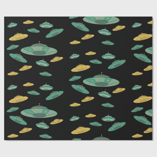 UFO GESCHENKPAPIER (Flach)