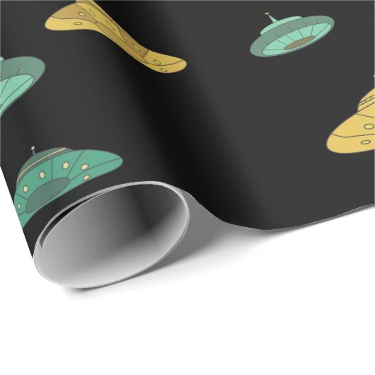 UFO GESCHENKPAPIER (Rolleneckpunkt)