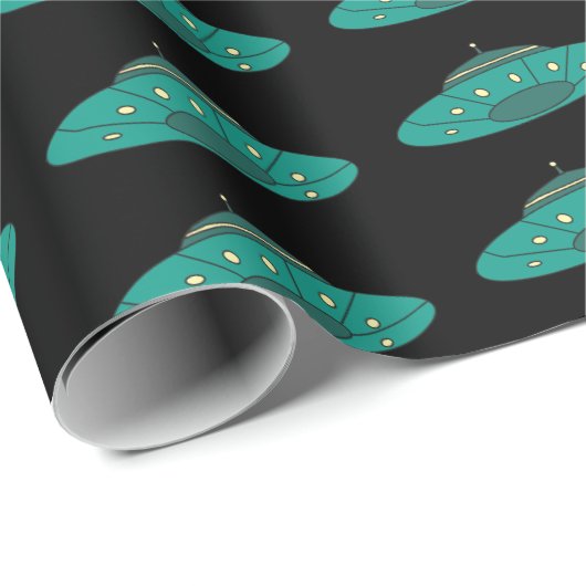 UFO GESCHENKPAPIER (Rolleneckpunkt)