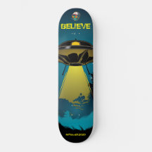 UFO Glaube Skateboard