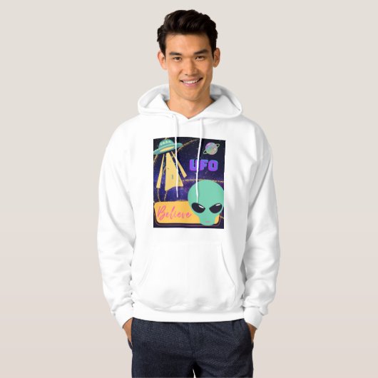 ufo glaubte hoodie (Vorne ganz)