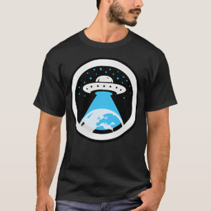Ufo Globaler Kontakt T-Shirt