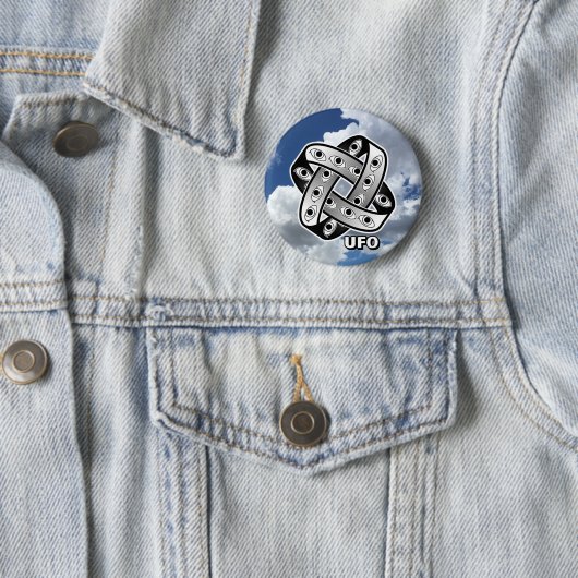 UFO Goofy Eyes  Button (Beispiel)