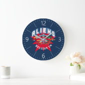 UFO GROßE WANDUHR (Zuhause)