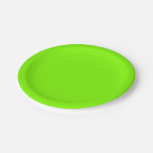 UFO Grün Pappteller (Schrägansicht)