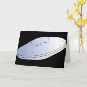 UFO-Gruß-Karten Karte (Gelbe Blume)