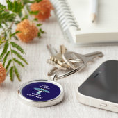 UFO Hallo Menschen Wie ist die Erde jetzt UFO Schlüsselanhänger (Seite)