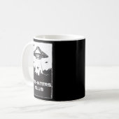 Ufo Haters Club AntiUfo Social for Men Women Kaffeetasse (Vorderseite Links)