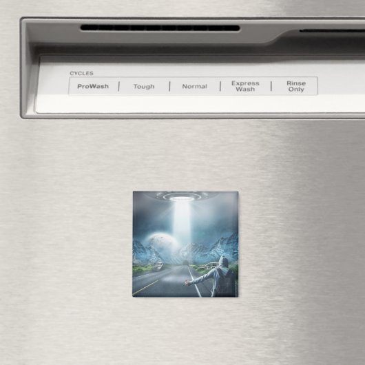 UFO Hitchhiker-Magnet Magnet (In Situ (Geschirrspüler))