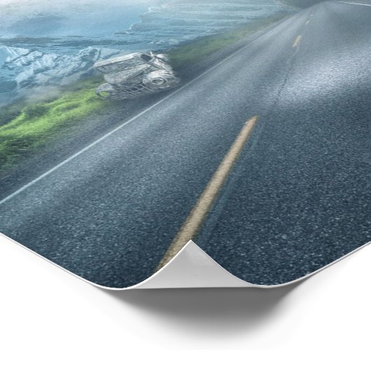 UFO Hitchhiker Poster (Ecke)