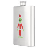 UFO Ho Ho Father Weihnachts-Alien Flachmann (Links)