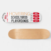 UFO HOVERING GRAYS Skateboard (Horizontal)