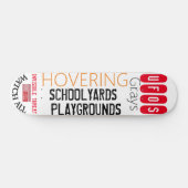 UFO HOVERING GRAYS Skateboard (Horizontal)