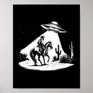 Ufo Howdy Alien Cowboy Halloween Kostüm Ufo Weste Poster