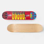 UFO HUMAN FOOD 7 3/4" Skateboard Deck (Horizontal)