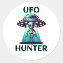 UFO Hunter | Kunst mit UFO und Alien