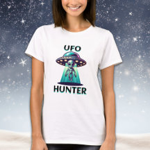UFO Hunter | Kunst mit UFO und Alien