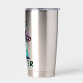 UFO Hunter | Kunst mit UFO und Alien Thermobecher (Links)