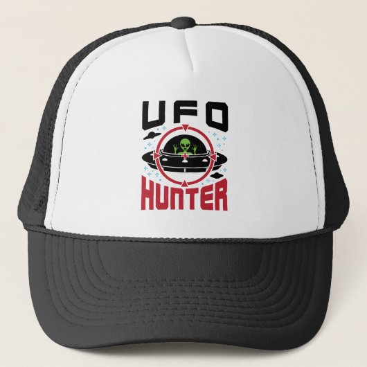 UFO Hunter Truckerkappe (Vorderseite)