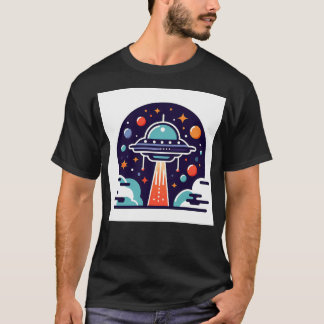 Ufo Illustration T-Shirt