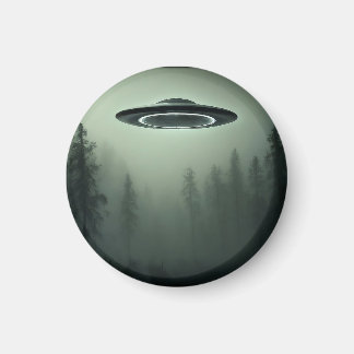 UFO im Nebel Magnet