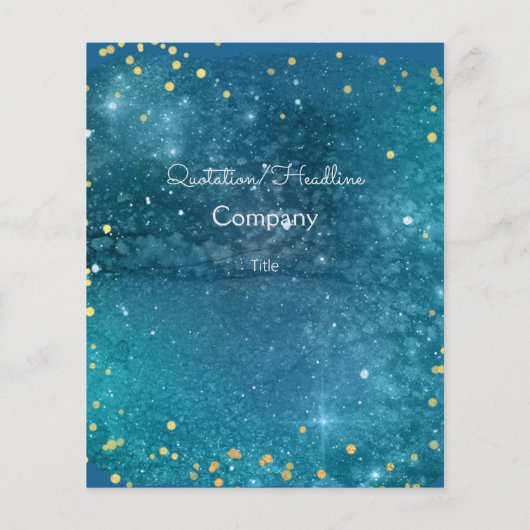 UFO in der Kunstgalaxie Flyer (Hinten)