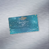 UFO in der Kunstgalaxie Magnetische Visitenkarte (Beispiel)