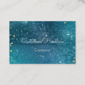 UFO in der Kunstgalaxie Visitenkarte (Rückseite)