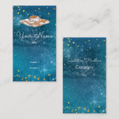 UFO in der Kunstgalaxie Visitenkarte (Vorne/Hinten)